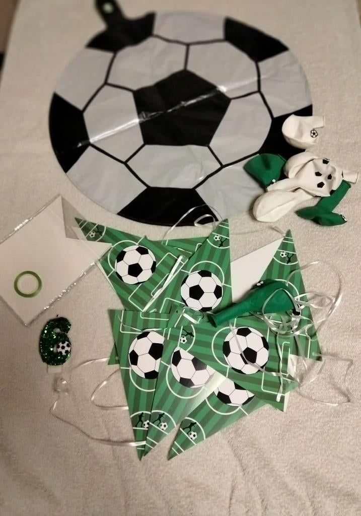 décoration d'anniversaire  "football 6 ans", Hobby & Loisirs créatifs, Articles de fête, Enlèvement ou Envoi, Utilisé, Décoration
