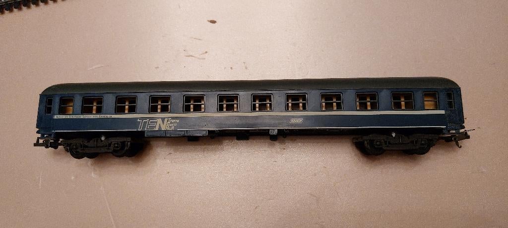 Voiture de tourisme Lima HO SNCF TEN, Analogique, Enlèvement ou Envoi, Wagon, Lima