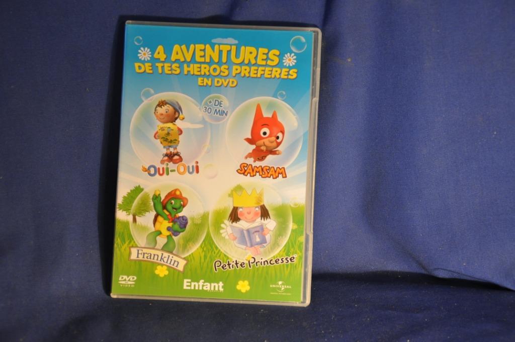dvd dessin anime  4 aventures heros preferes 4 episodes (137, Gebruikt, Tekenfilm, Alle leeftijden, Overige soorten