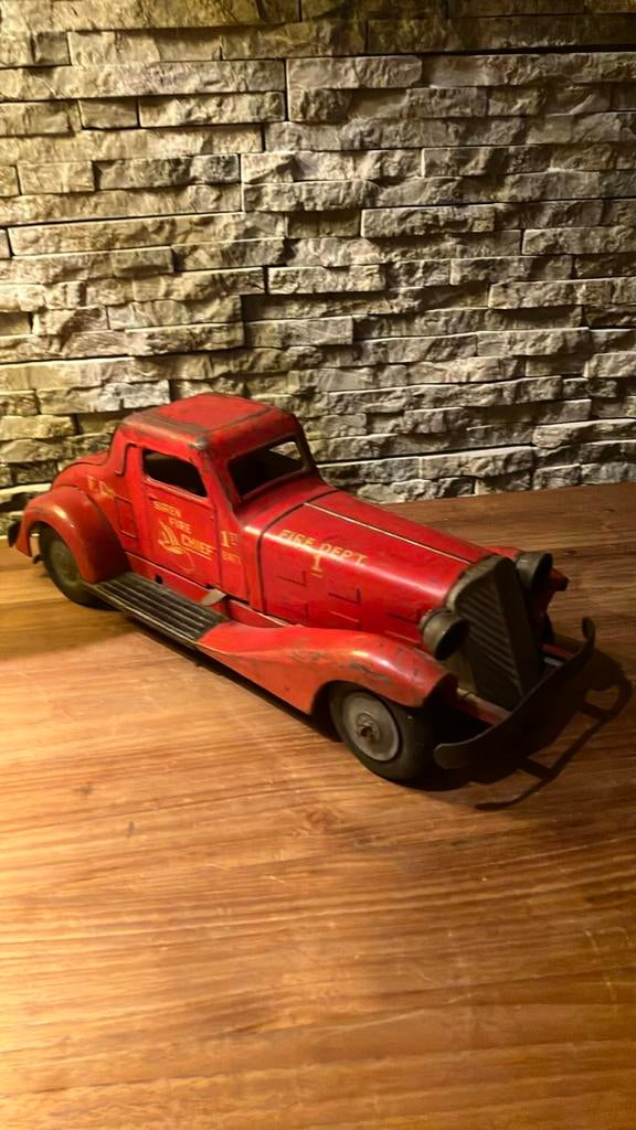 Pompier Louis Marx, Verzamelen, Speelgoed, Gebruikt, Ophalen of Verzenden