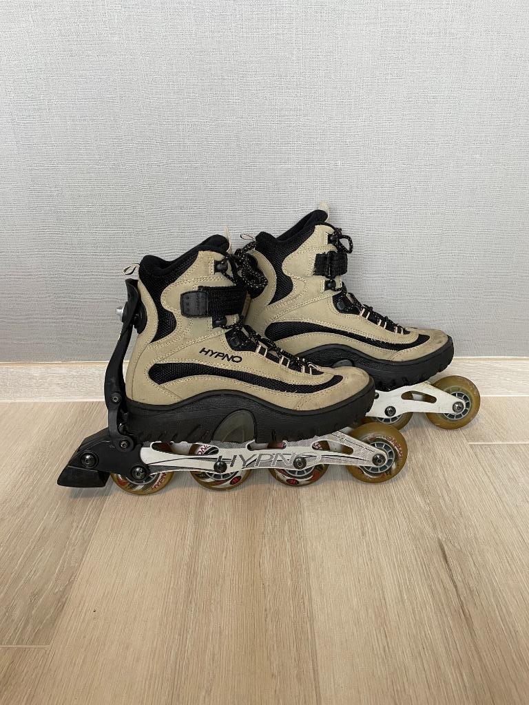 Inline skates/skeelers Hypno met afneembare wieltjes (40,5), Sports & Fitness, Patins à roulettes alignées, Utilisé, Rollers 4 roues en ligne