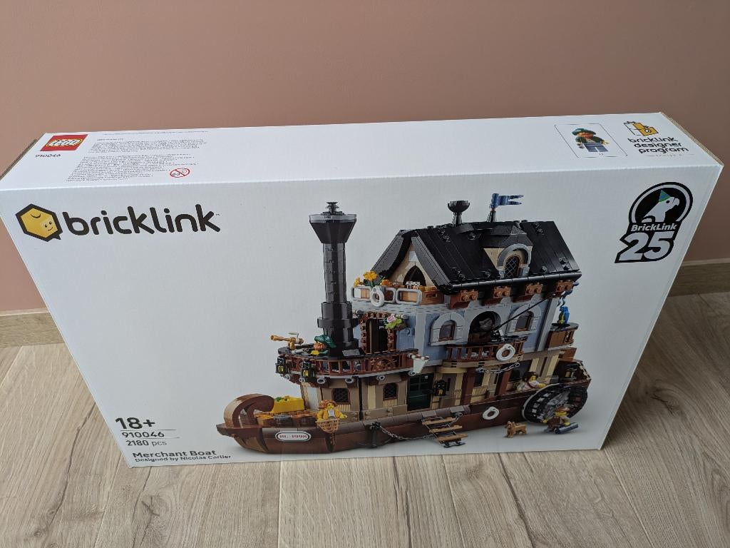 Lego 910046 Handelsstoomboot/Merchant Boat Bricklink, Enfants & Bébés, Jouets | Duplo & Lego, Neuf, Lego, Ensemble complet, Enlèvement ou Envoi