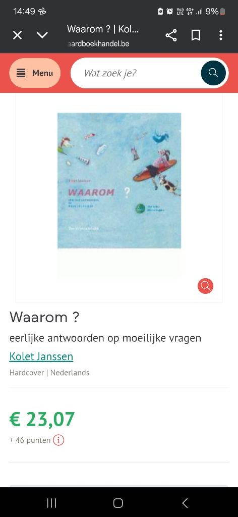 Waarom? Boek kleuteronderwijs, Ophalen of Verzenden, Zo goed als nieuw