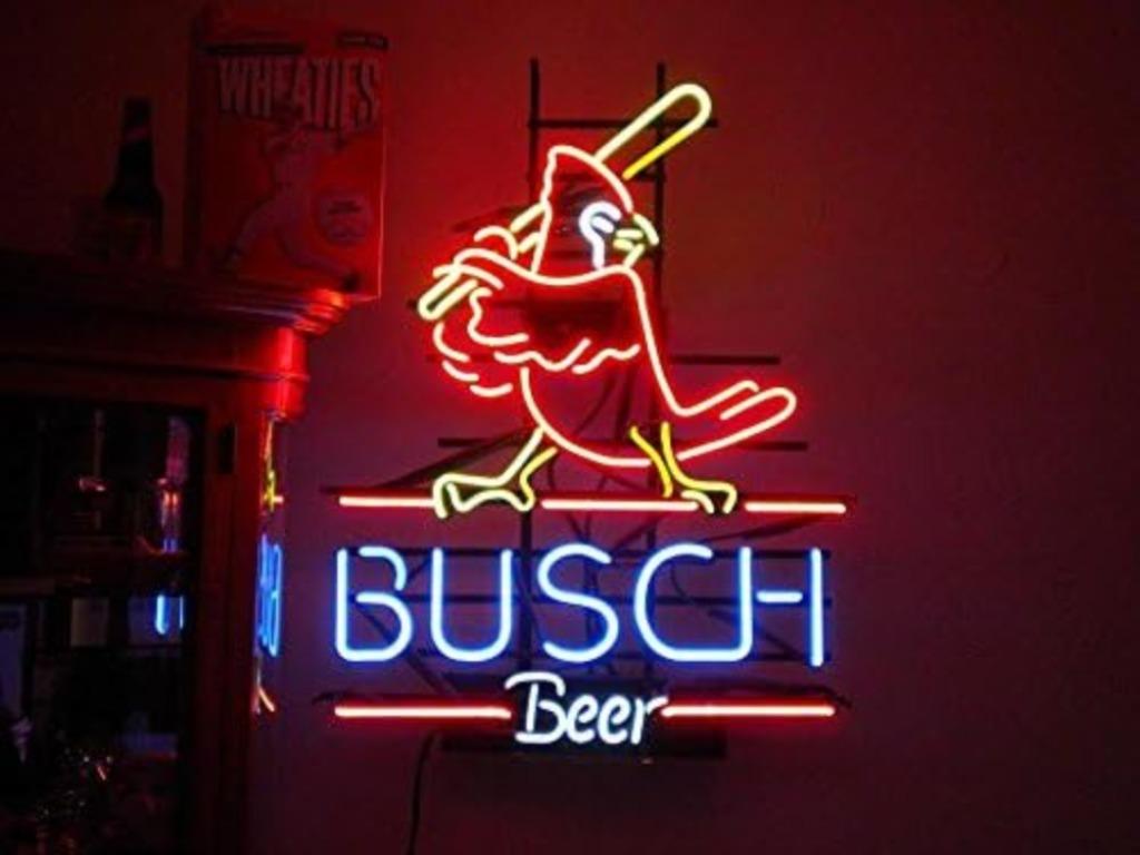 Busch beer USA neon licht reclame bar cafe mancave decoratie, Verzamelen, Ophalen of Verzenden, Nieuw, Lichtbak of (neon) lamp