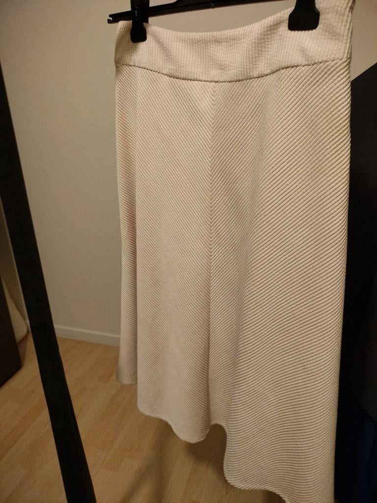 Rok in beige ribfluweel Senso maat 38, Ophalen of Verzenden, Maat 38/40 (M), Beige