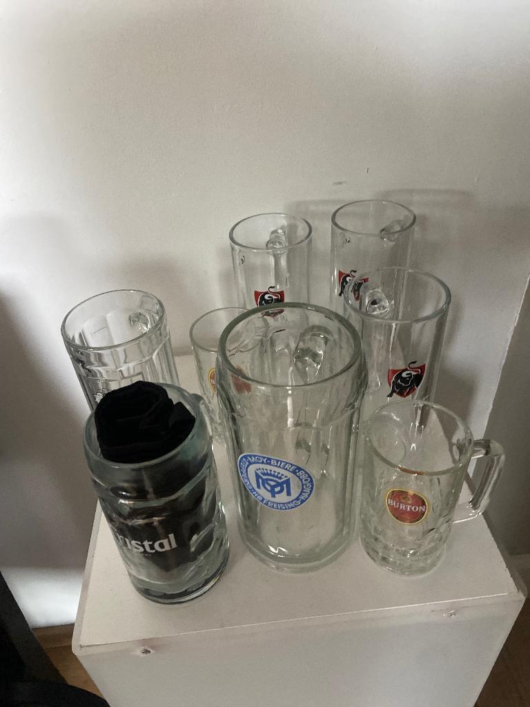 Bierpullen bierglazen, Ophalen, Jupiler