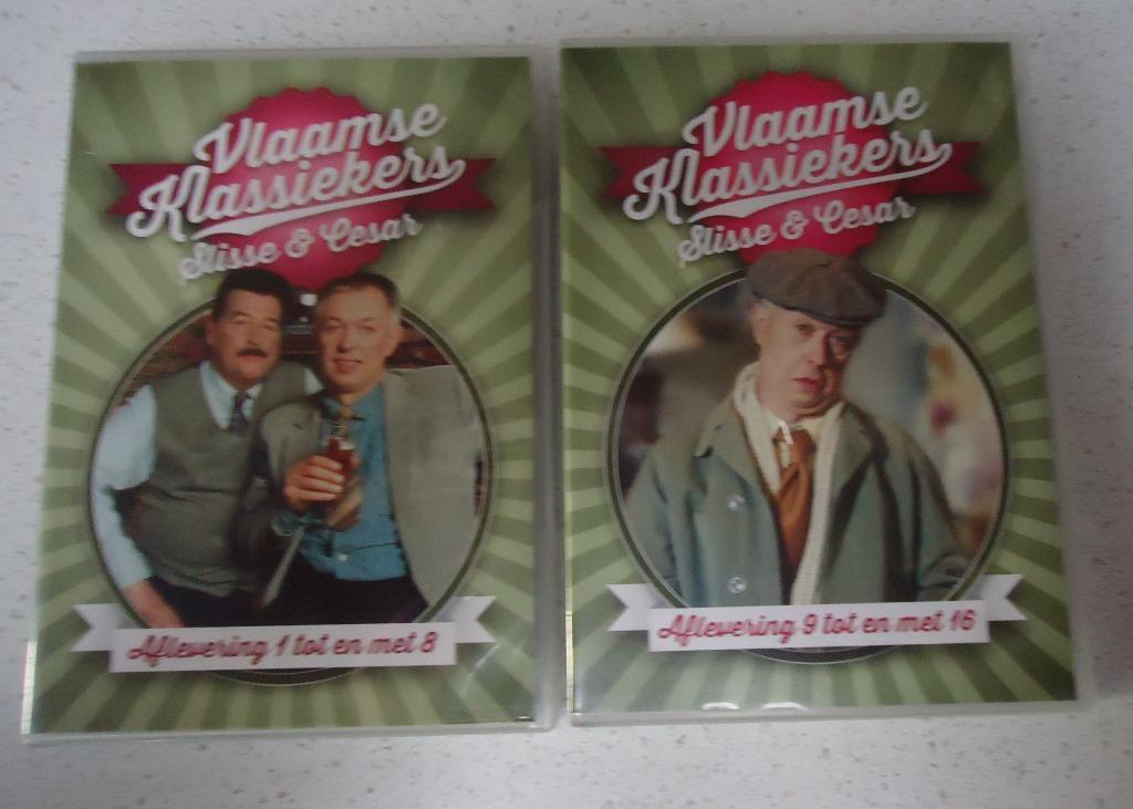 2 Dubbel DVD's "Slissen & Cesar" reeks Vlaamse Klassiekers !, Ophalen of Verzenden, Zo goed als nieuw, Komedie