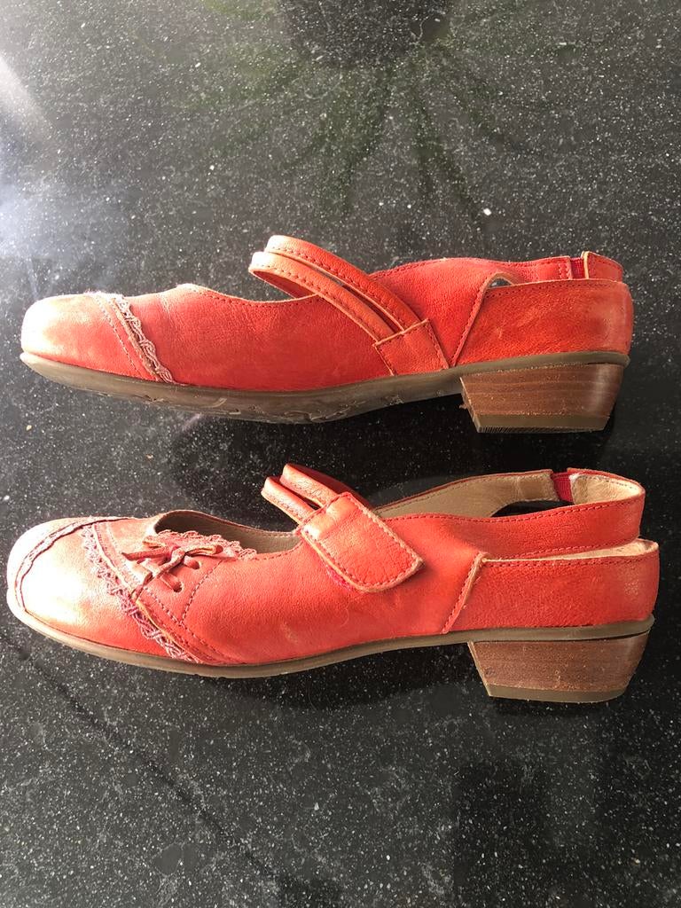 Chaussures orthopédiques oranges pour femmes taille 37, Enlèvement ou Envoi, Comme neuf, Orange