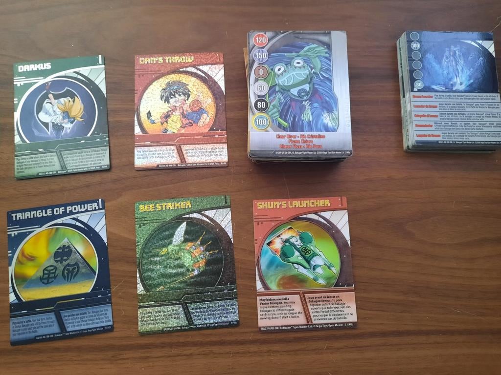 Bakugan Battle Brawlers Verzamelkaarten, Ophalen of Verzenden, Gebruikt