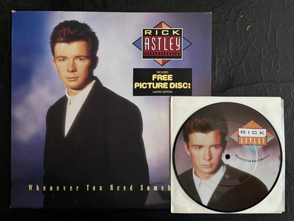 Rick Astley - Whenever you need somebody (+picture disc)1987, Verzenden, Zo goed als nieuw