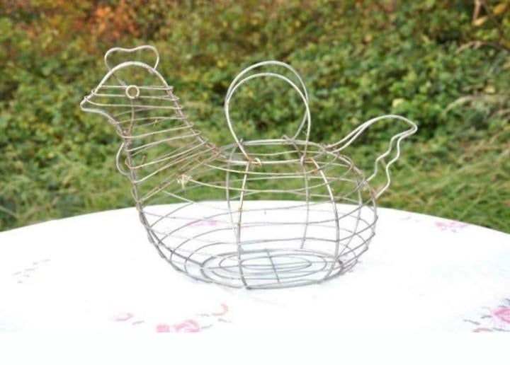 Panier a œuf poule métal, Enlèvement ou Envoi, Utilisé, Panier