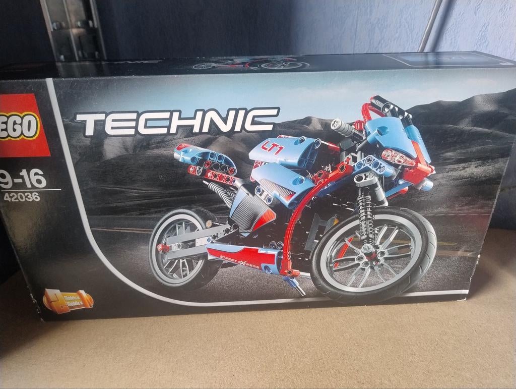 Lego Technic 42036 Straatmotor, Ophalen, Nieuw, Lego