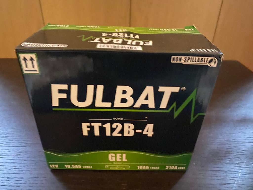 Batterij Fulbat YT12B-4 Gel SLA 12V 10Ah, Motoren, Ophalen, Nieuw