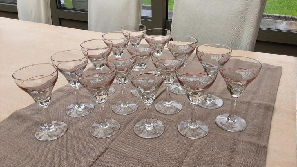 Aperitief glaasjes, Ophalen of Verzenden, Zo goed als nieuw