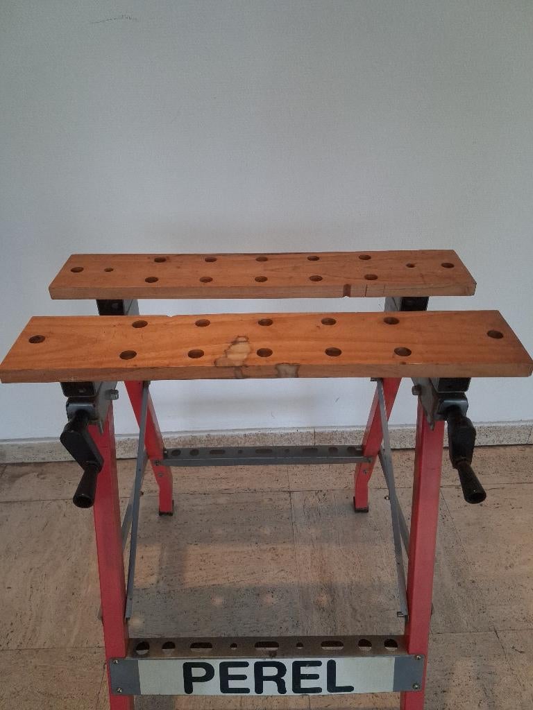 Établi de travail compact, Bricolage & Construction, Établis, Enlèvement, Utilisé, 70 à 120 cm, Rabattable