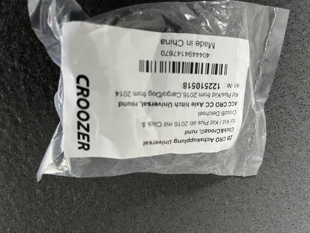 Aankoppeling voor Croozer hondenkar, Fietsen en Brommers, Fietsaccessoires | Aanhangwagens en Karren, Ophalen, Nieuw, Hondenkar