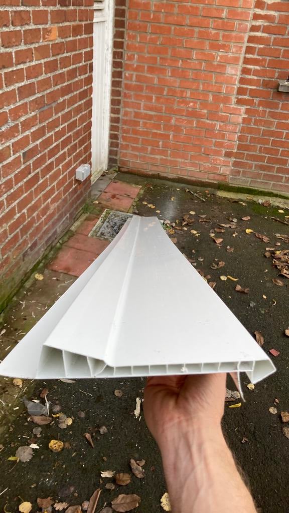 Kroonlijst PVC deceuninck 185mm, Doe-het-zelf en Bouw, Ophalen, Kunststof, Overige kleuren, Overige typen