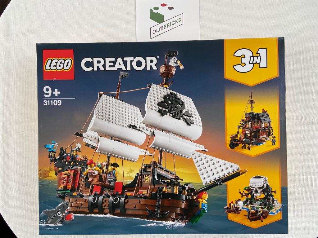 LEGO Creator 3in1 31109 Piratenschip, Lego, Hello@support.lego.com, DK-7190, Lego