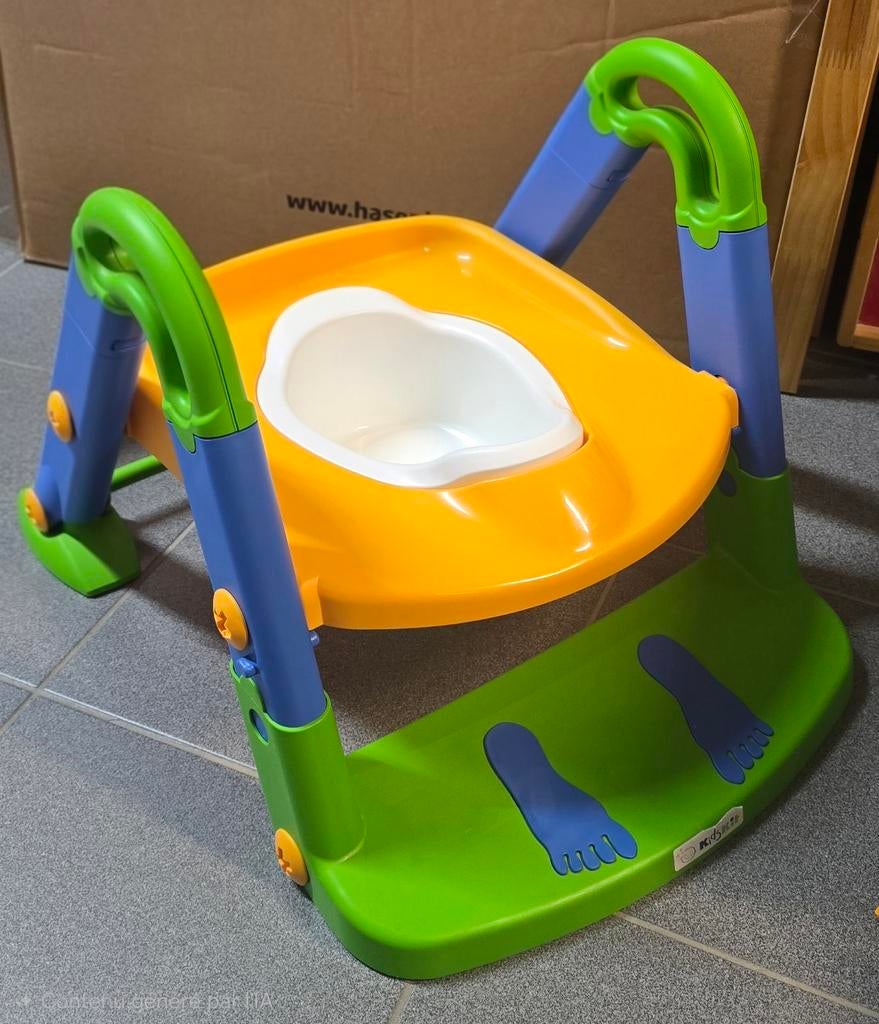 Pot d’apprentissage / marche pied toilette / réducteur, Enfants & Bébés, Enlèvement, Comme neuf