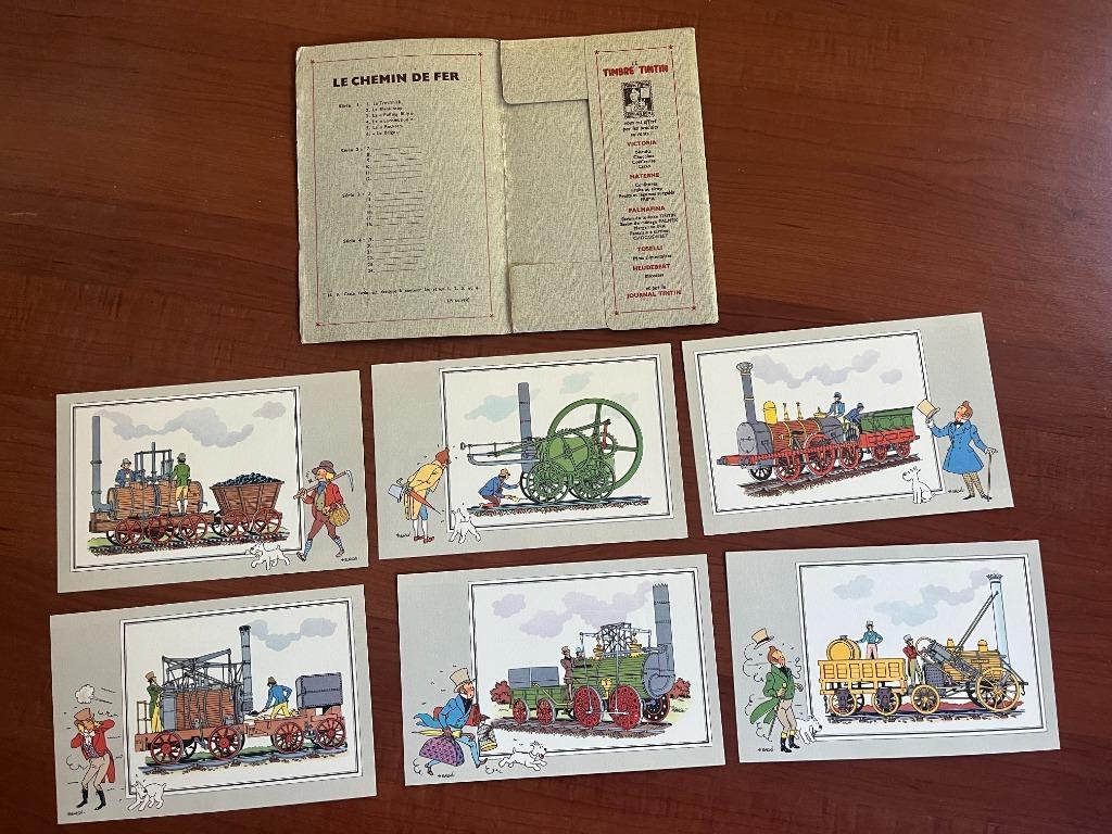 Chromos See and Know „Railway” Kuifje, Boeken, Stripverhalen, Zo goed als nieuw, Ophalen of Verzenden