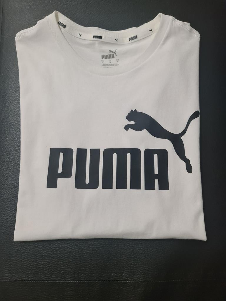 Originele Puma T-shirts wit, grijs, blauw maat M, Kleding | Heren, T-shirts, Puma, Overige kleuren, Maat 48/50 (M), Ophalen of Verzenden