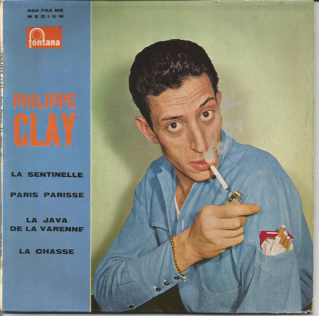 45T Philippe Clay - La Sentinelle - France 1961, Enlèvement ou Envoi, Utilisé, Pop, 7 pouces
