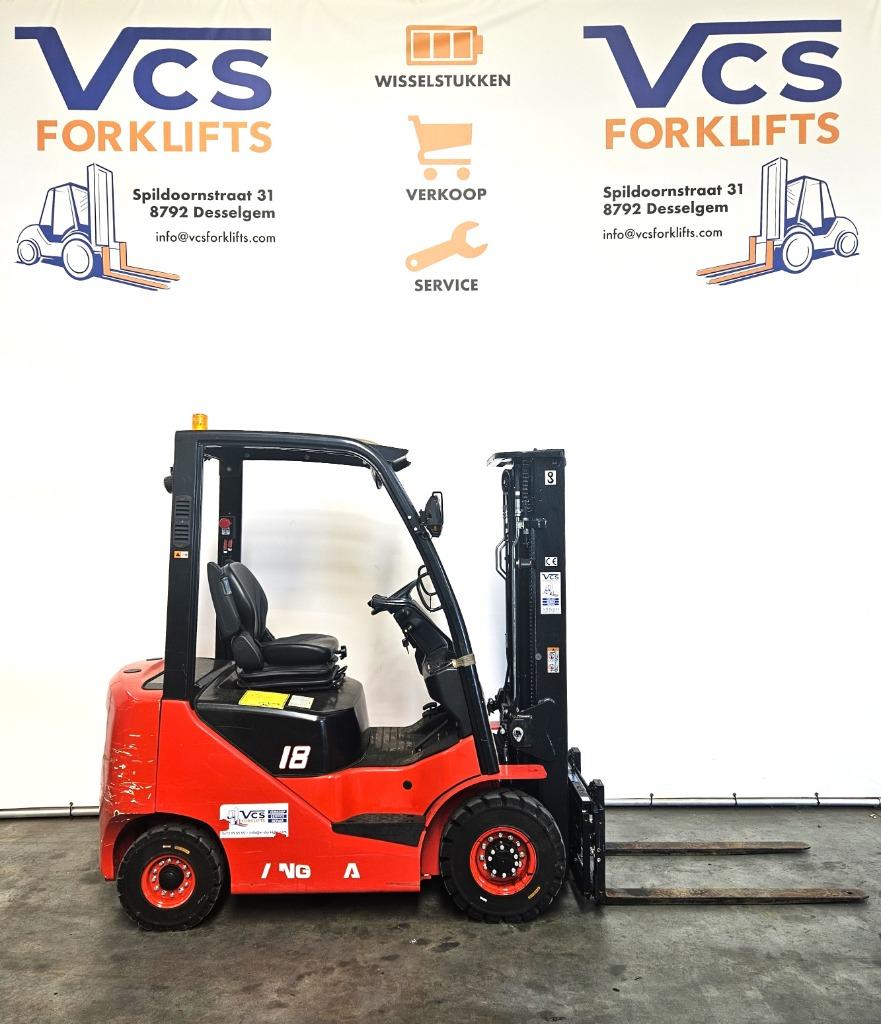 heftruck 1,8 ton diesel slechts 196 uren met garantie, Zakelijke goederen, Machines en Bouw | Heftrucks en Intern transport, 1000 tot 2000 kg
