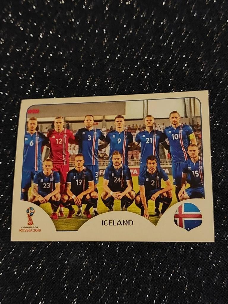Panini / Sticker / IJsland / FIFA World Cup 2018, Collections, Envoi, Neuf, Affiche, Image ou Autocollant