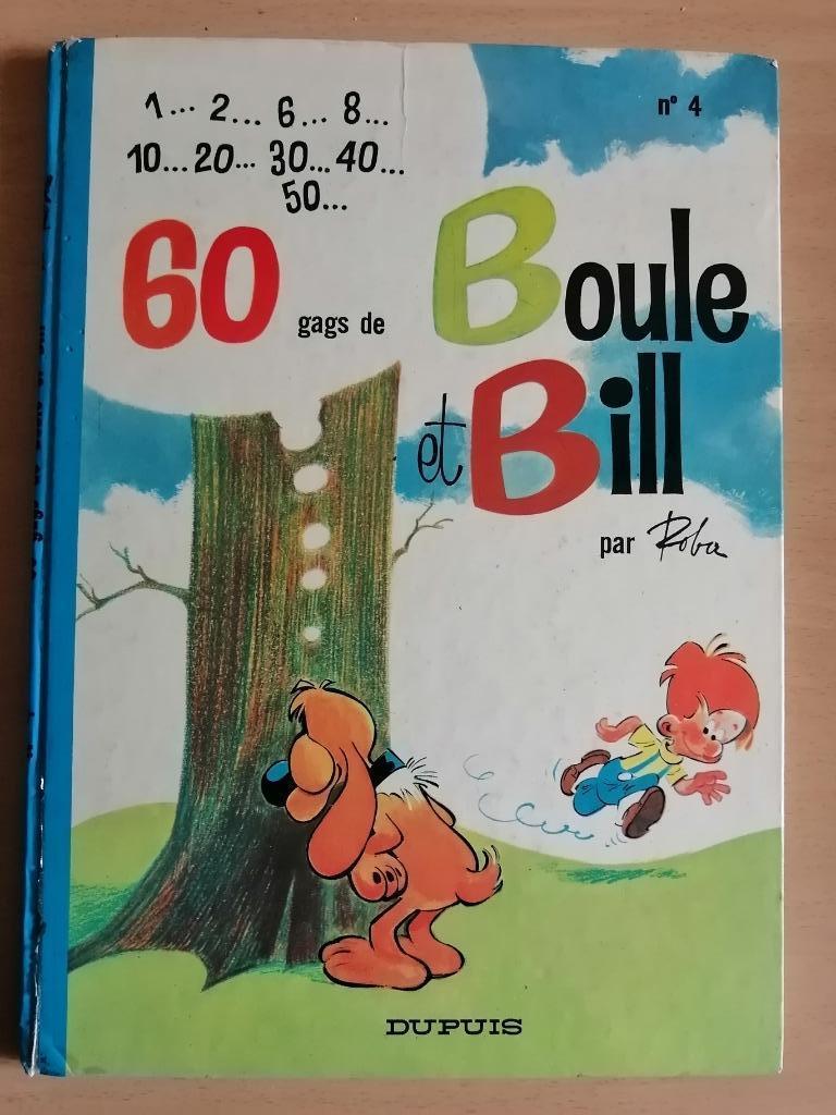 BD Boule et Bill 4 de Roba - Réédition dos rond de 1973, Livres, Une BD, Enlèvement ou Envoi