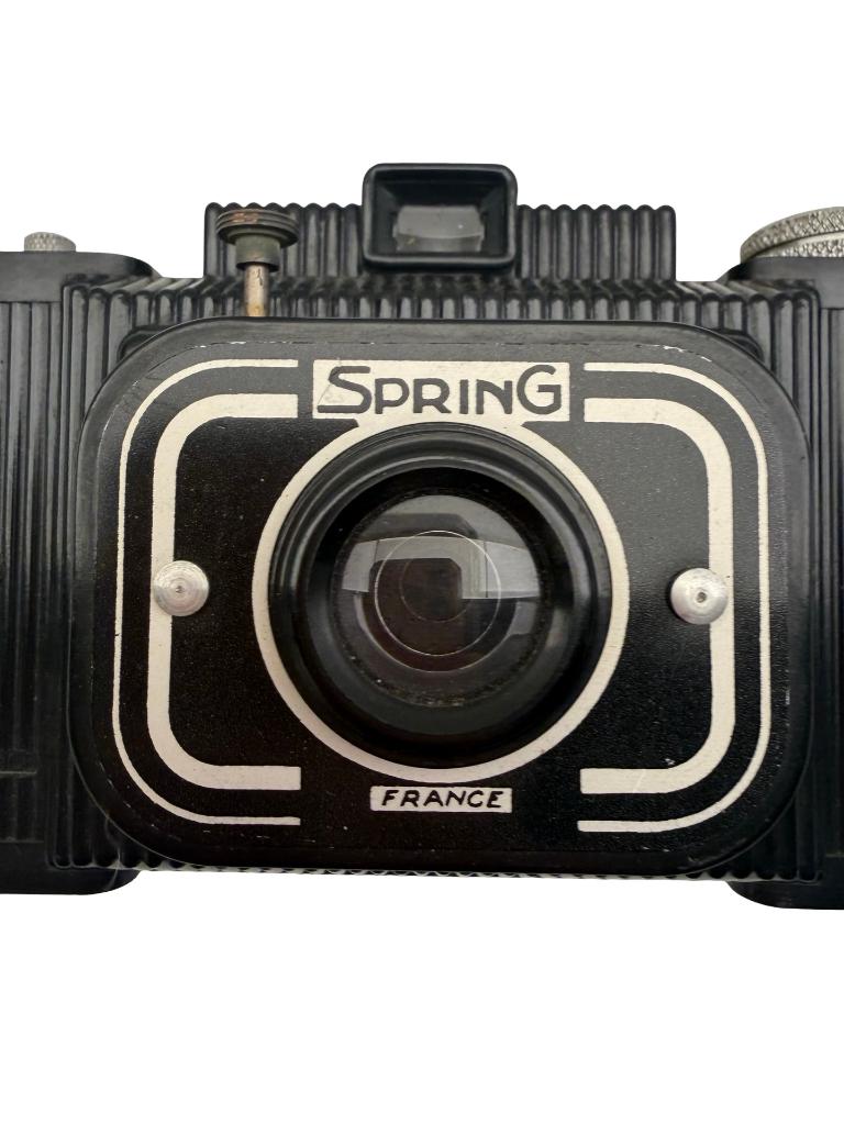 Fex Spring 6x9 camera — Bakeliet — Frankrijk rond 1955, Verzamelen, Foto-apparatuur en Filmapparatuur, 1940 tot 1960, Ophalen of Verzenden