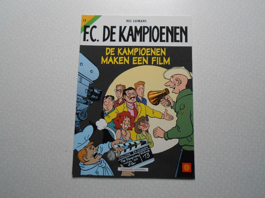 F.C. De kampioenen 13 De Kampioenen maken een film 2000 1ste, Eén stripboek, Nieuw, Hec Leemans, Ophalen of Verzenden