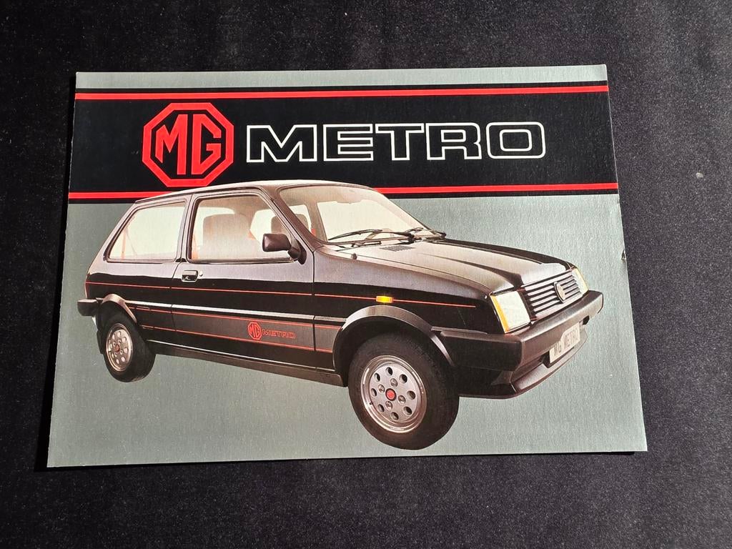 Brochure MG Metro, Livres, Autos | Brochures & Magazines, Enlèvement ou Envoi
