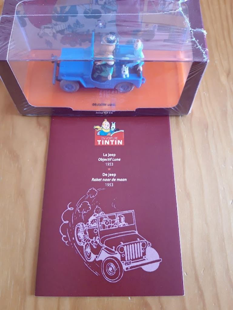 Kuifje - Tintin 'Raket naar de maan - de Jeep Cj-2A' 2013, Envoi, Tintin, Neuf, Statue ou Figurine