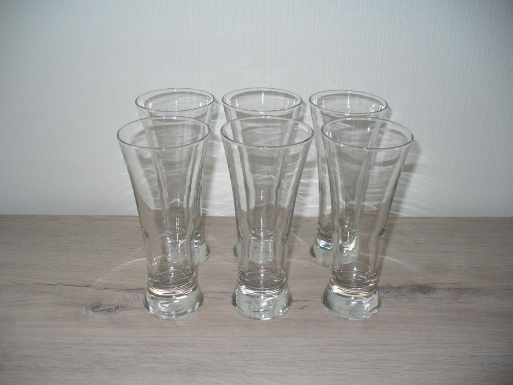 6 Glazen fluiten Nieuw!!, Ophalen of Verzenden, Nieuw