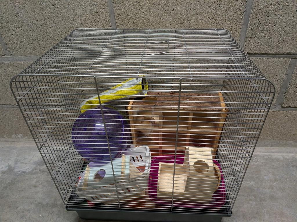 Grote hamster kooi met vele accessoires, Ophalen, Kooi, Hamster