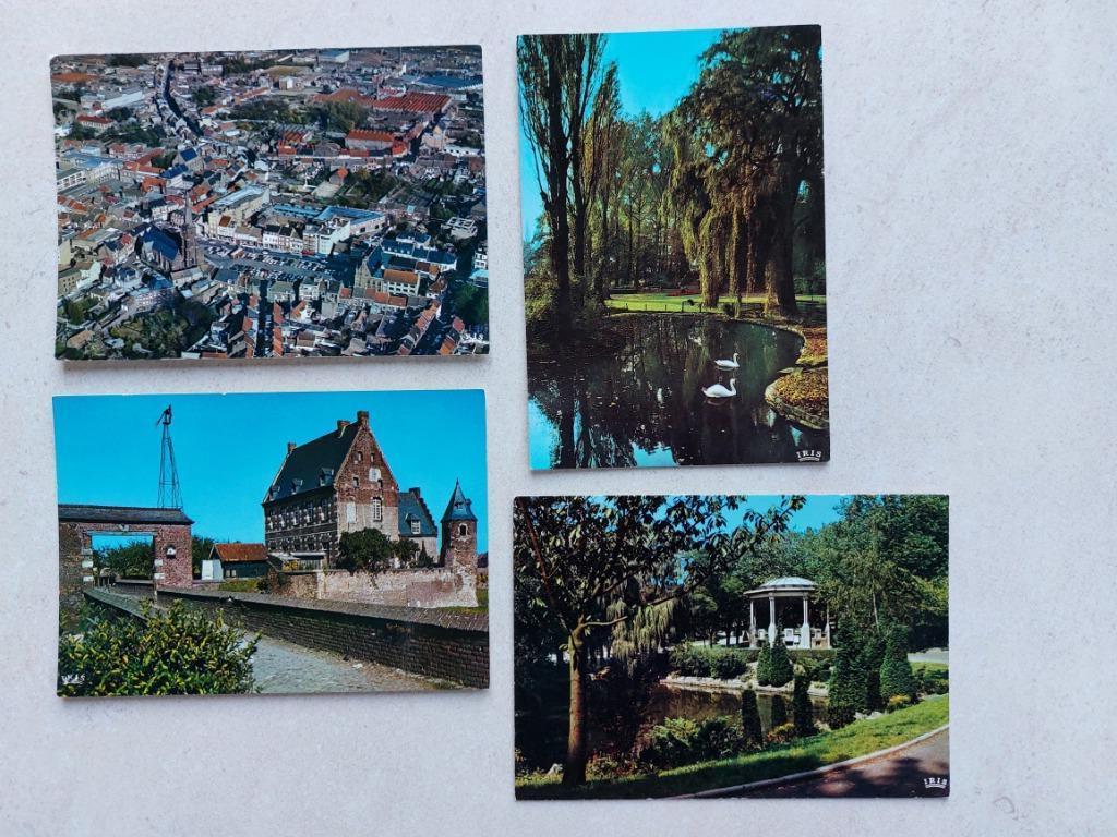 4 postkaarten van Mouscron (Moeskroen), Collections, Cartes postales | Belgique, Envoi