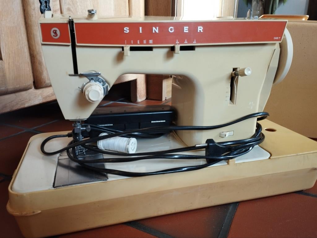 singer 367 révisé, Enlèvement, Utilisé, Machine à coudre, Singer