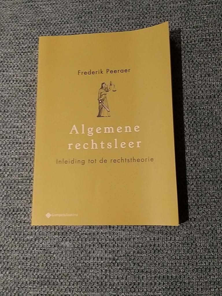Handboek Algemene Rechtsleer UGent, Boeken, Studieboeken en Cursussen, Ophalen, Nieuw, Hoger Onderwijs, F. Peeraer