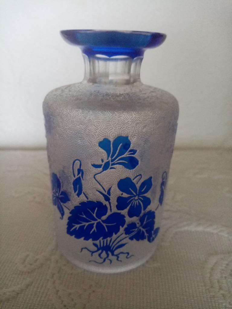 Flacon de parfum en verre VSL/Léon Ledru 1904/05 (11.50cm), Antiquités & Art, Enlèvement ou Envoi