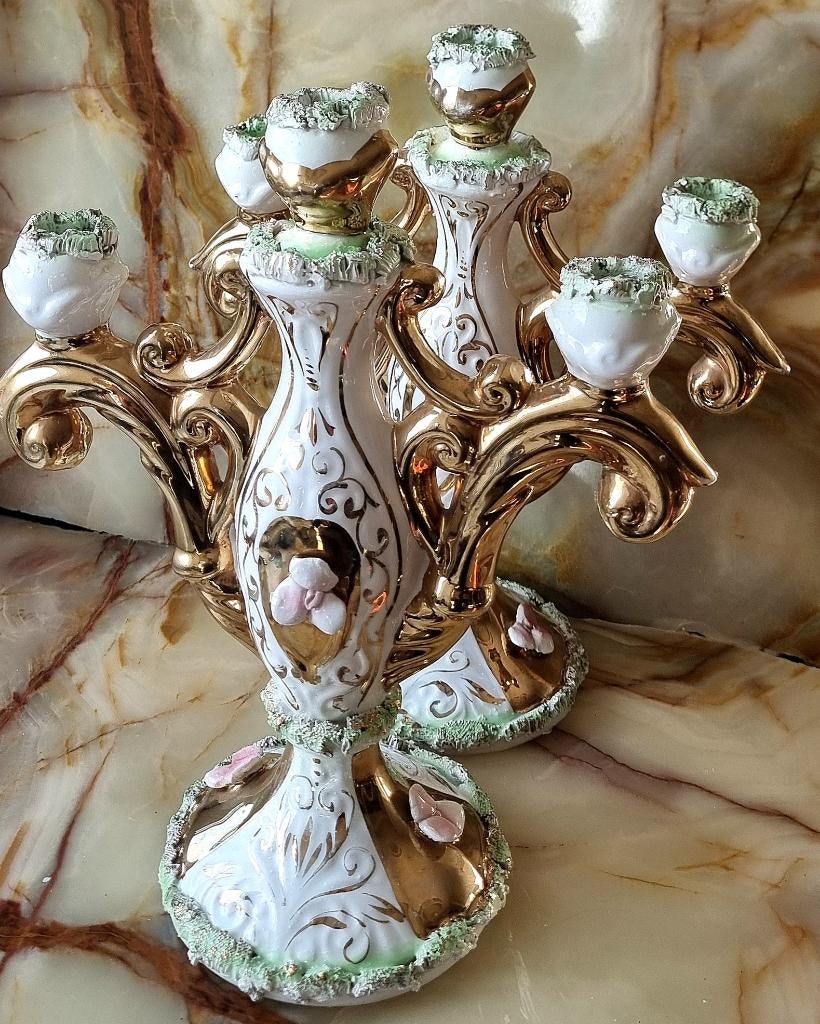 Lustres Baroque Impérial-2, néobaroque, 1950-70, Antiquités & Art, Envoi