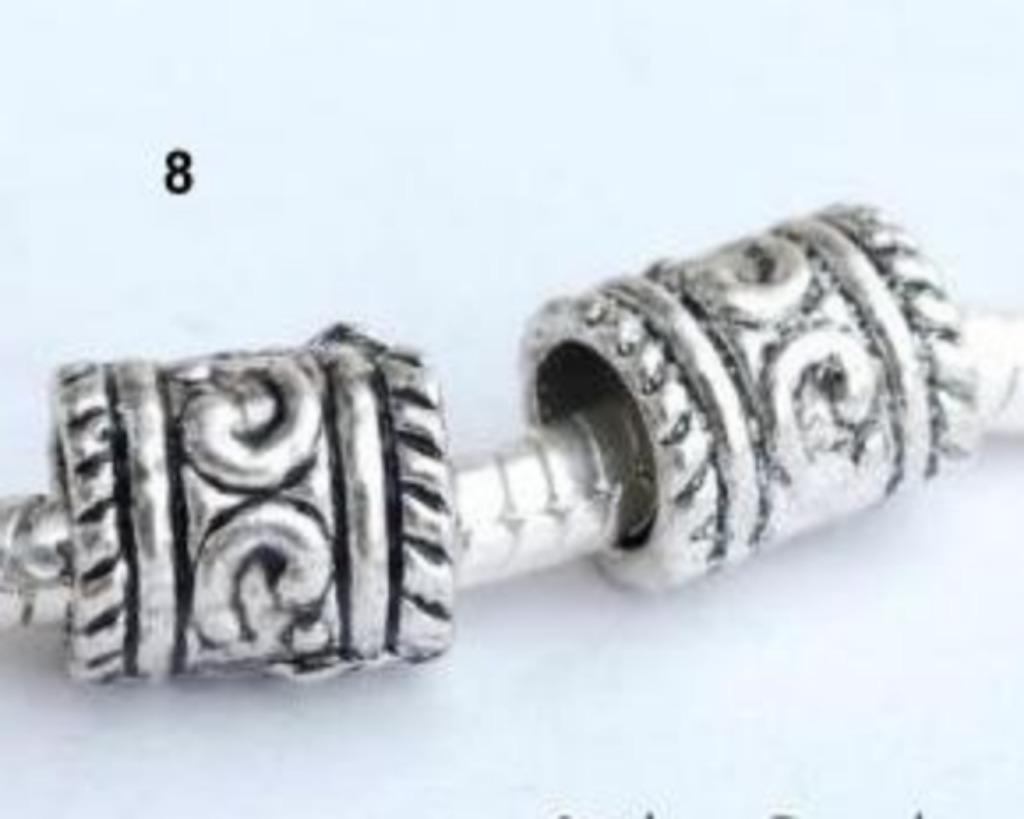 SALE: 25 bedels voor groot-gat-bedelarmbanden 2-006Set25, Neuf, Autres marques, 4 bracelets à breloques ou plus, Autres matériaux