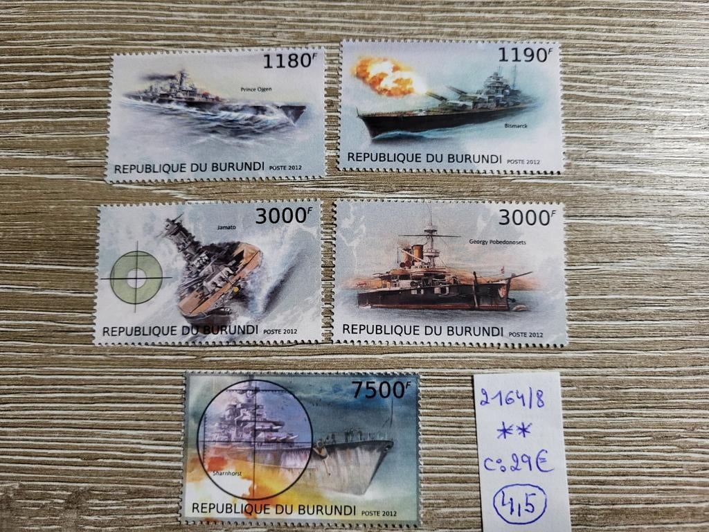 Burundi, Ophalen of Verzenden, Postfris, Postfris
