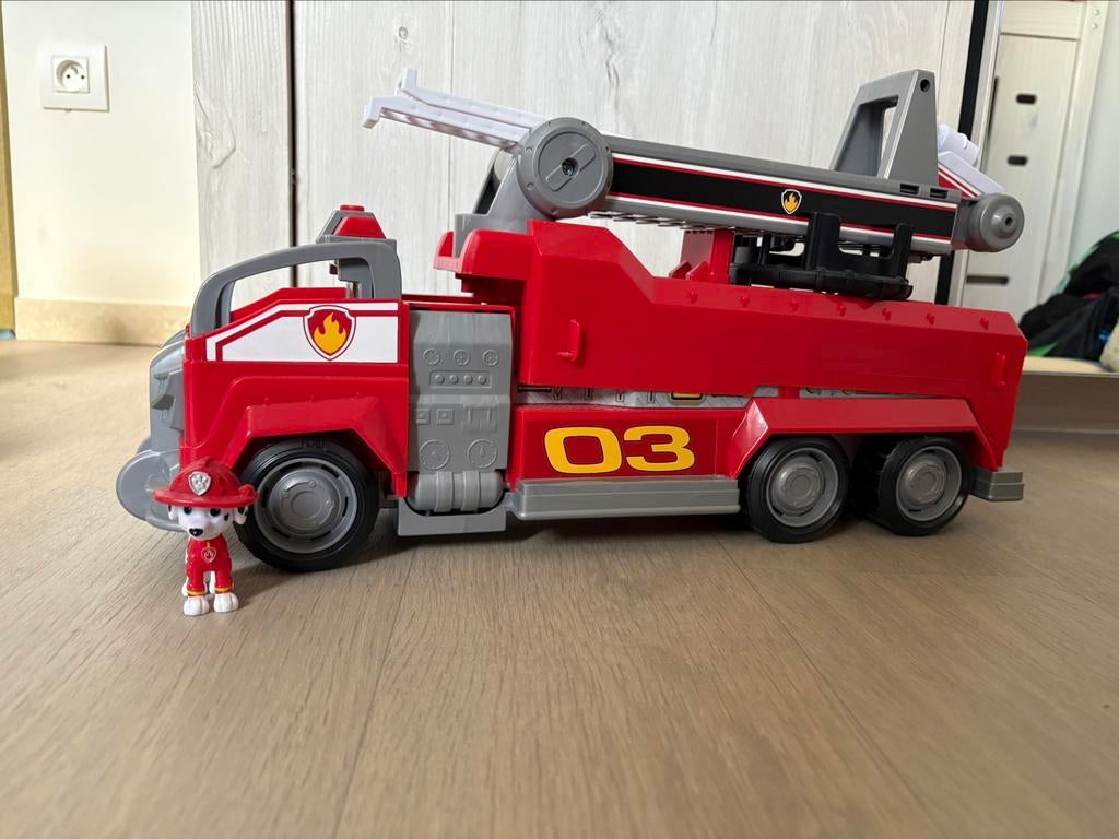 Paw Patrol Marshall brandweerwagen, Kinderen en Baby's, Ophalen, Zo goed als nieuw