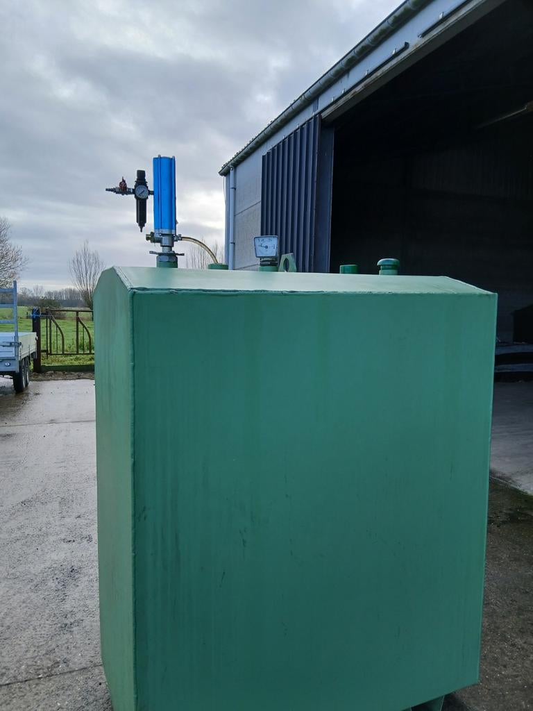 Dubbelwandige mazouttank 1200l in zeer goede staat!!, Ophalen