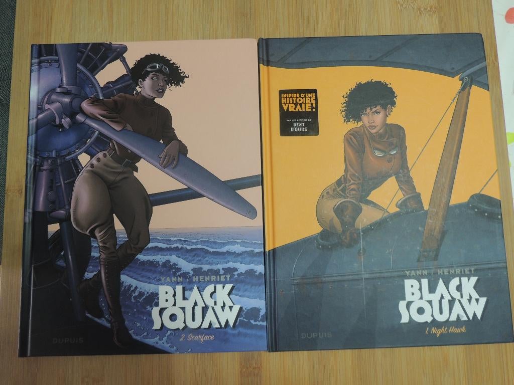 LOT 2 BD BLACK SQUAW EO ALS NIEUW, Complete serie of reeks, YANN /HENRIET, Ophalen of Verzenden, Zo goed als nieuw