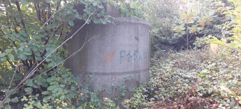 station d'épuration citerne en béton, Enlèvement, Utilisé