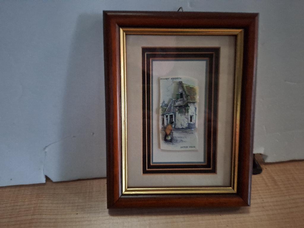 schilderijtje Anton Pieck, Antiek en Kunst, Kunst | Schilderijen | Klassiek, Ophalen of Verzenden