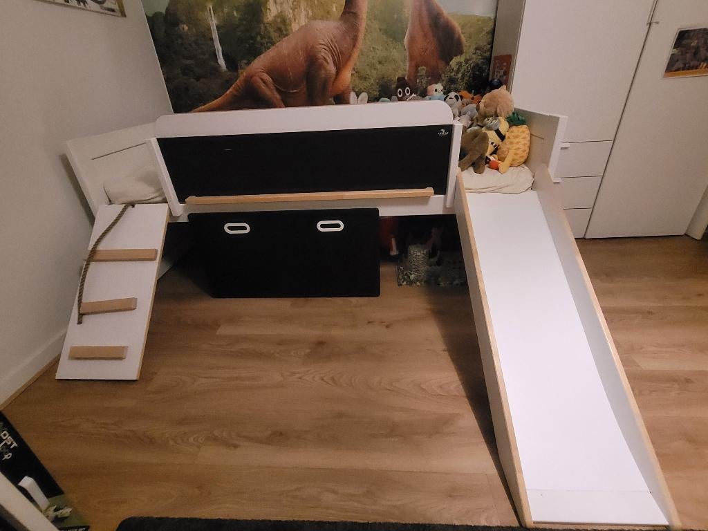 kinderbed met glijbaan, Kinderen en Baby's, Ophalen, Zo goed als nieuw, Overige typen