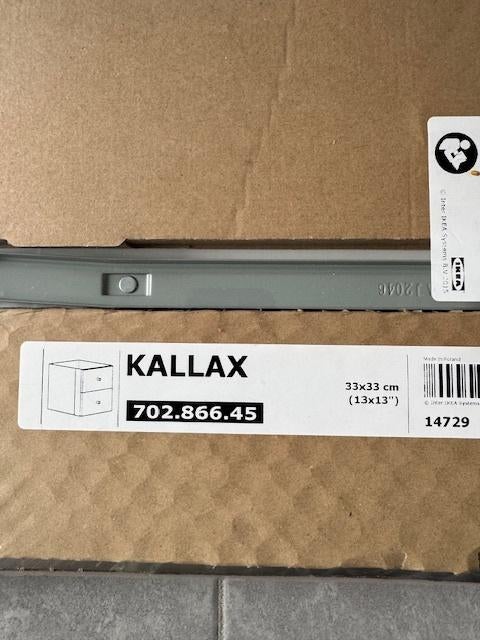 Kallax bloc portes, tiroirs, étagère blanc, Maison & Meubles, Neuf, 25 à 50 cm, Avec tablette(s), Enlèvement