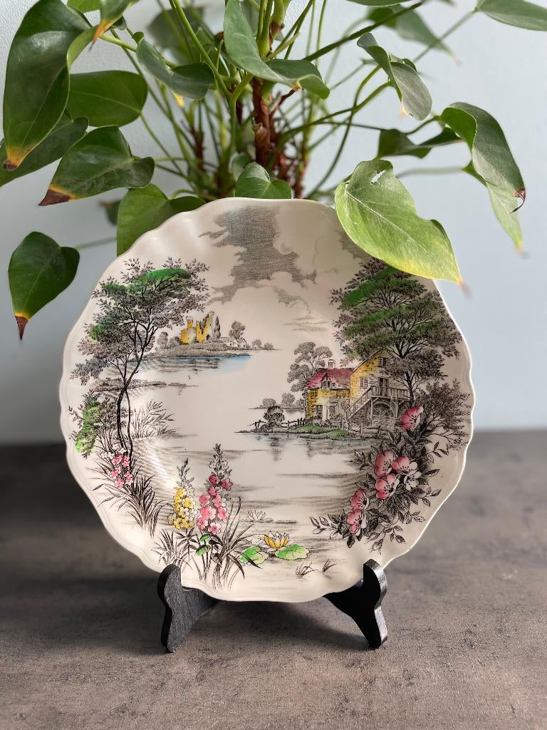 Assiette vintage en céramique de J. & G. Meakin, Antiquités & Art, Enlèvement